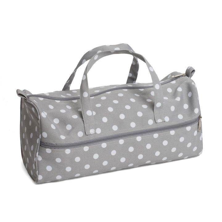 Hobby Gift Sewing Machine Bag Stricktasche, Baumwollmischung, Grau, 16 x 43 x 19cm Grauer Fleck, Gra