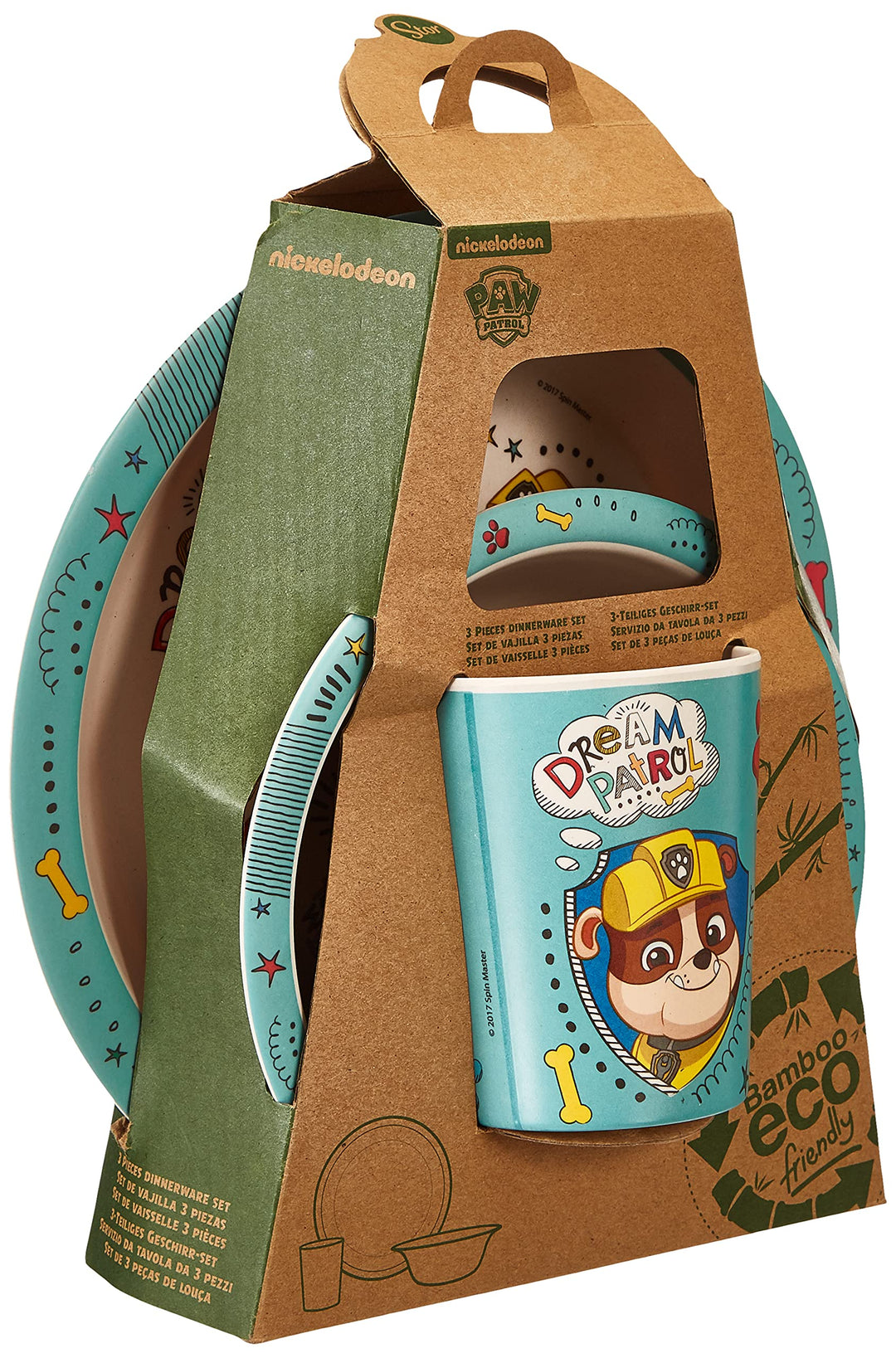Paw Patrol die Patrulla Canina – Set Bambu mit Orla 3 teilig Boy Dream, Farbe (Stor st-01305)