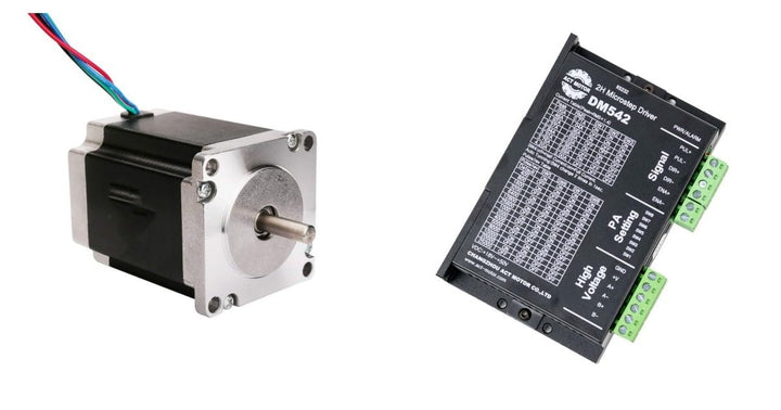 DE-Ship Free Nema23 1PC Stepper Motor 23HS8430 76mm 3.0A 270oz-in Ø 6.35mm + DM542 CNC OEM ACT MOTOR
