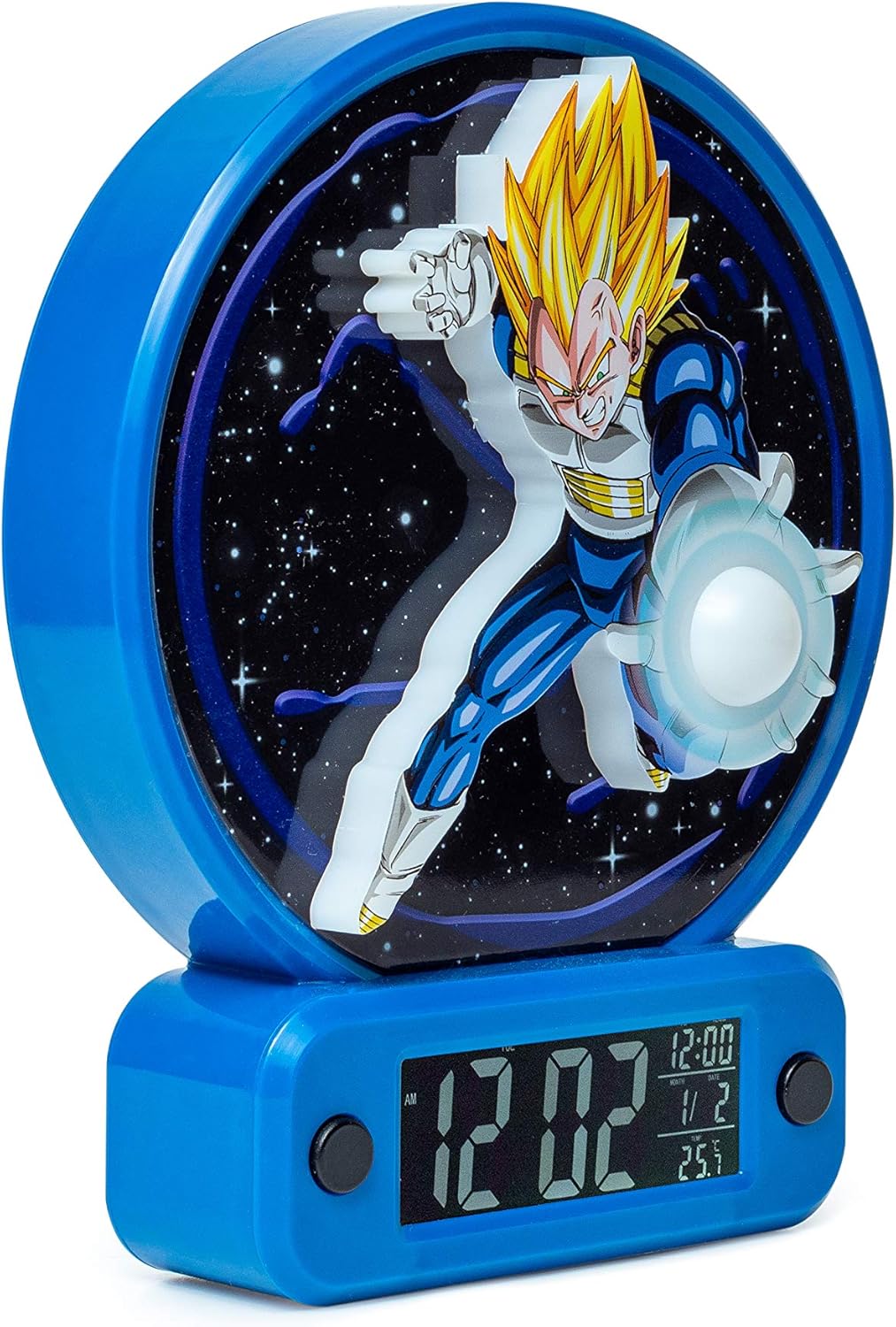 Teknofun 811350 Ball Z Alarm Clock & Lampe Vegeta Blau