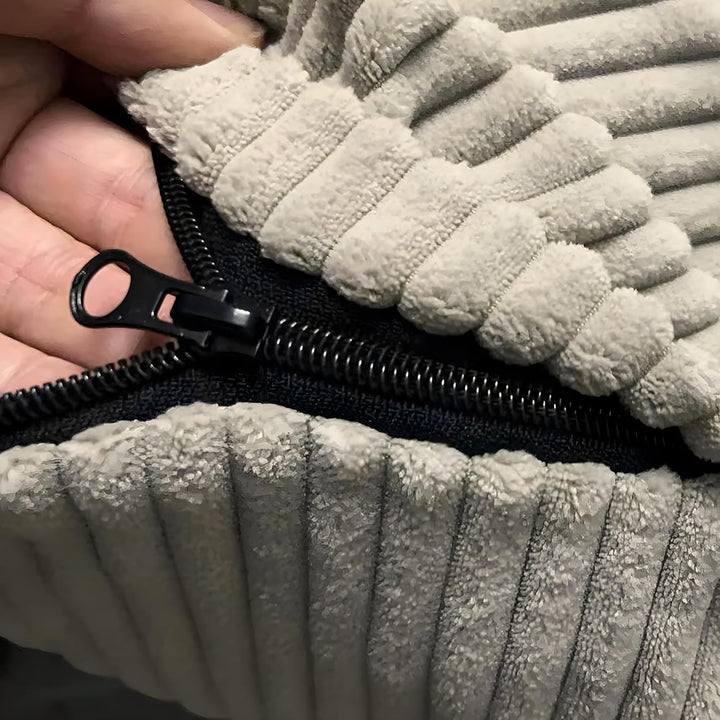 bananair - Sitzsack XXL aus Cordstoff Breit Gerippt für Kinder und Erwachsene - Weich und Bequem - M