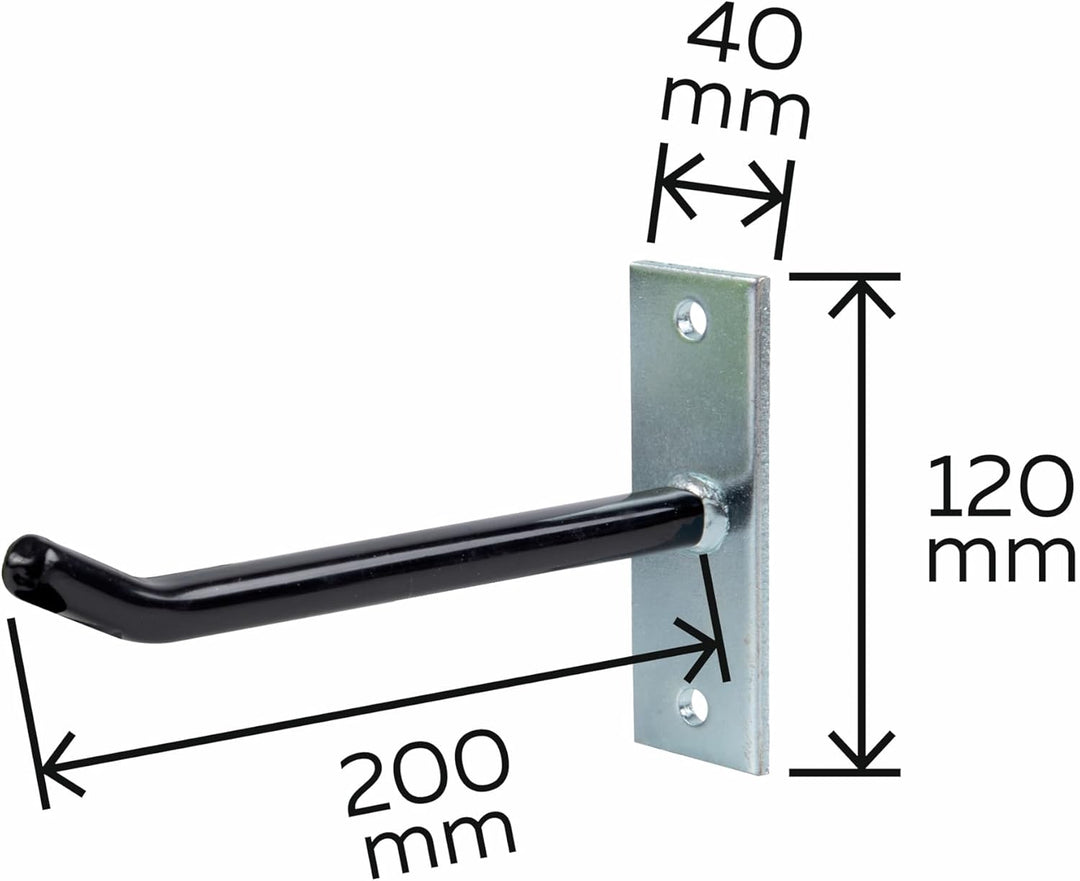 Alberts 801960 Felgenhalter-Set | Wandhalterung für Autofelgen | Reifenhalter mit überzogenem PVC-Sc