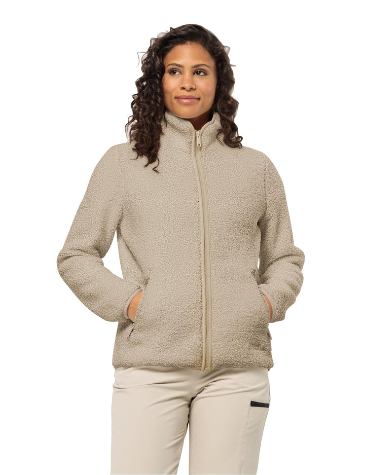 Jack Wolfskin Damen High Curl Jacket W Fleece-Jacke XL anis, XL anis