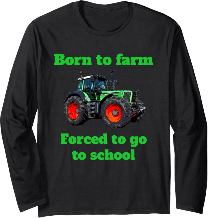 Trecker Landwirt Landwirtschaft Traktor Kind Kinder Geschenk Langarmshirt