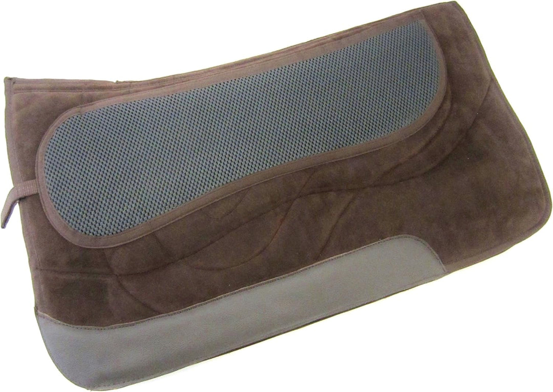 PS Pferdeartikel Westernpad Square, Sandwichpad, 2 Kammern - Spezial - Braun, Braun