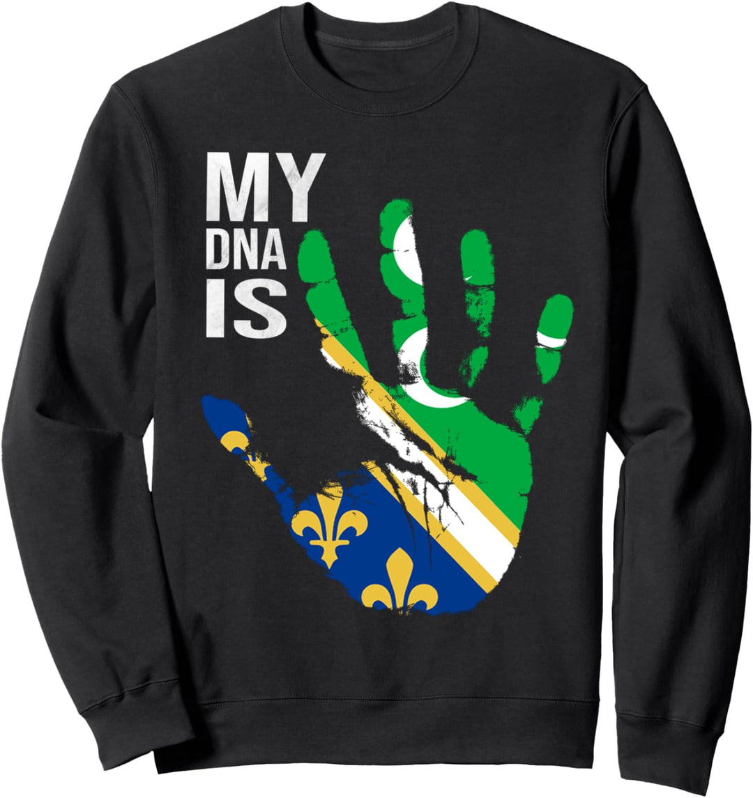 Sandzak Flagge, My DNA Is Sandzak, Proud Sandzak DNA Sweatshirt