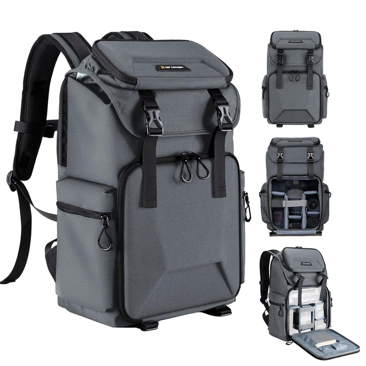 K&amp;F CONCEPT Kameratasche für Fotografen, Reisetasche für Stativ, Kameraobjektiv, Zubehör mit Laptopf