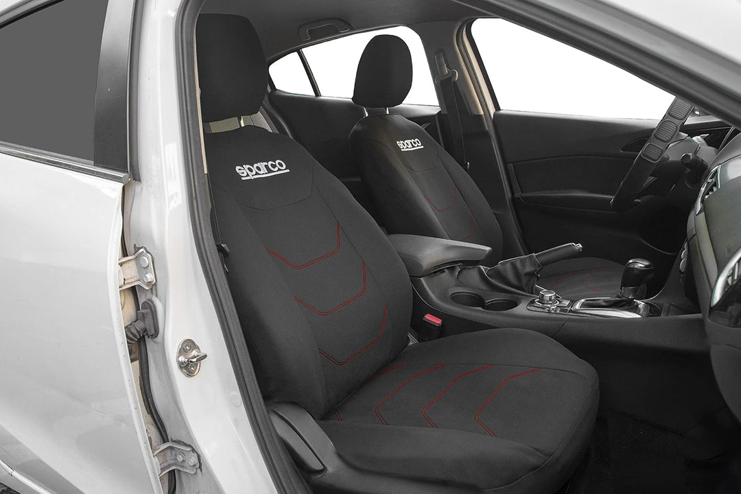 Sparco Corsa Abdeckungssatz Schwarz/Rot