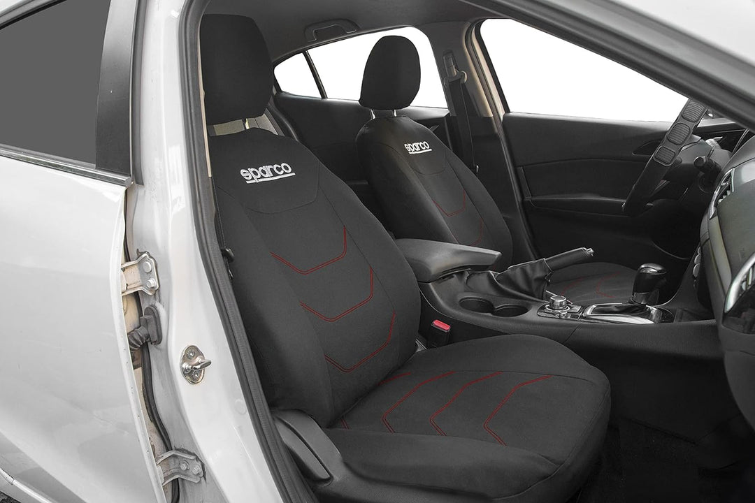 Sparco Corsa Abdeckungssatz Schwarz/Rot
