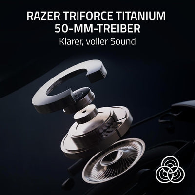 Razer BlackShark V2 HyperSpeed - Kabelloses ultra leichtes E-Sport-Headse (280g, HyperClear Super-Br