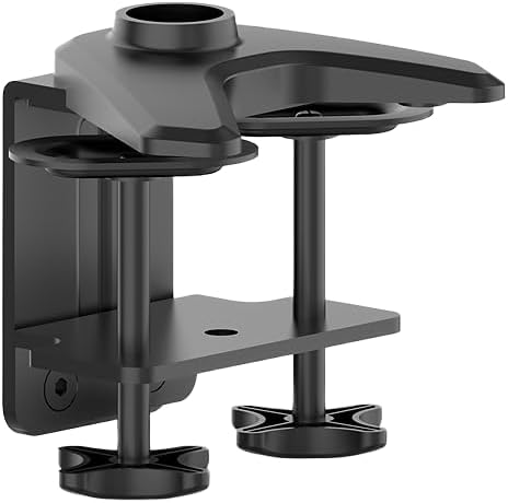 HFTEK - Monitor Tischhalterung für grosse Bildschirme bis 20kg pro Monitor bis 49 Zoll Bildschirme C