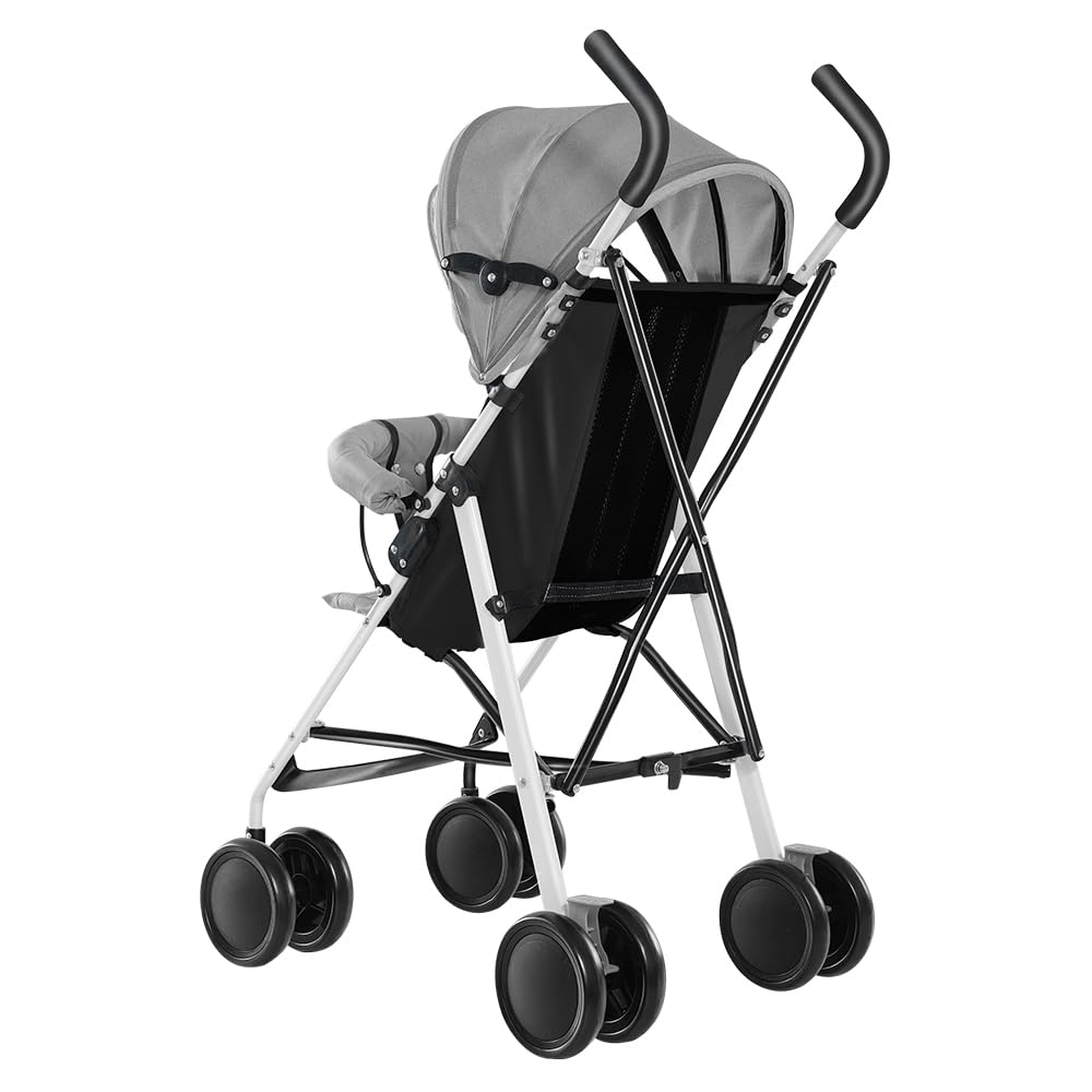 OHMG Kinderwagen für Babys, 0 – 3 Jahre, Traglast 15 kg, mit verstellbarer Rückenlehne und Fussstütz