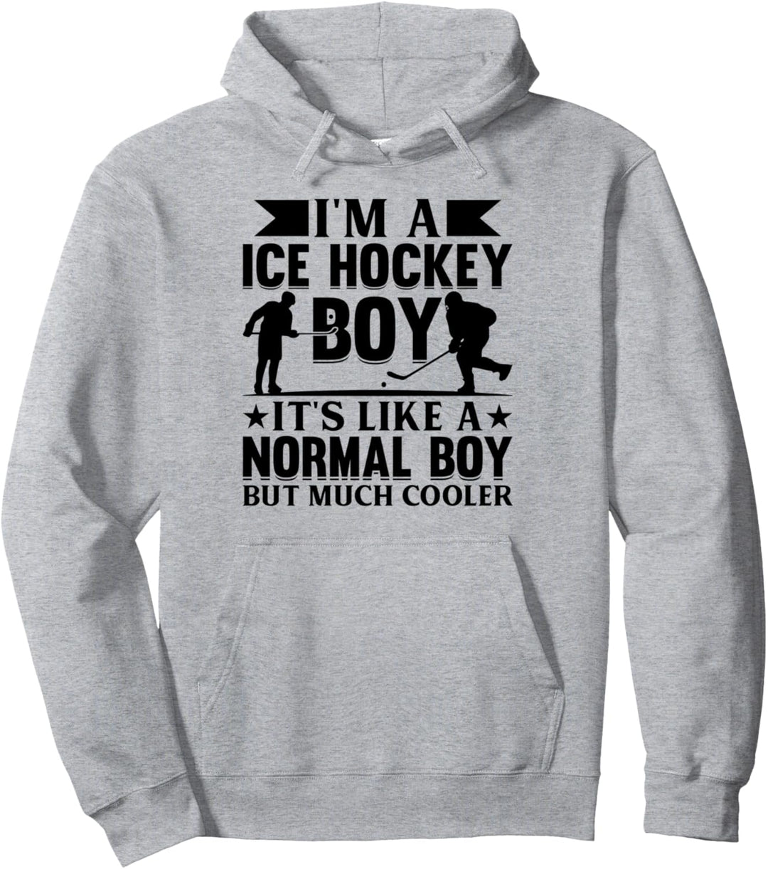 Eishockeyspieler Jungen – Eishockey Kinder Eishockey Junge Pullover Hoodie