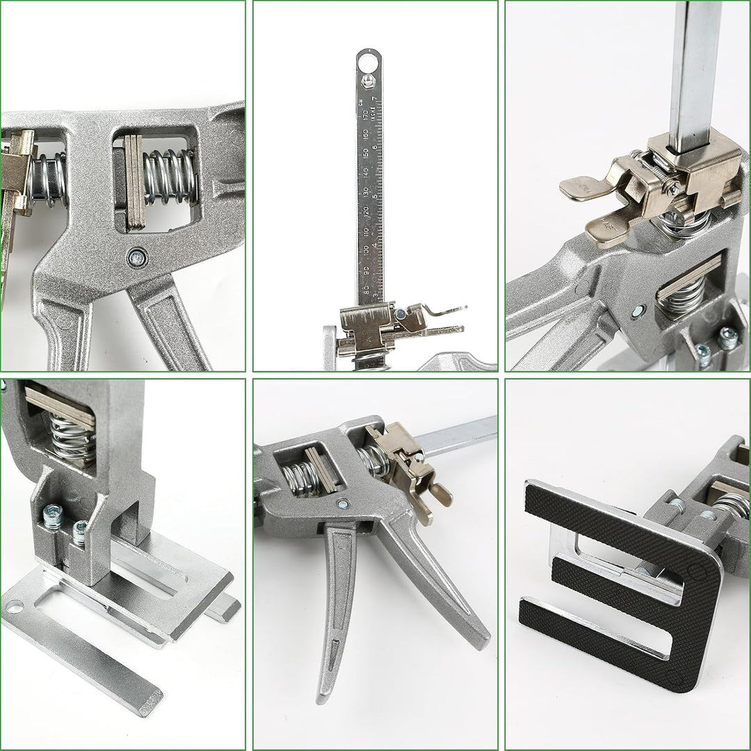 Arbeitssparender Arm, 2 Stück Arm Handwerkzeugheber mit Skala, Bis Zu 400KG Fliesenheber Hebewerkzeu