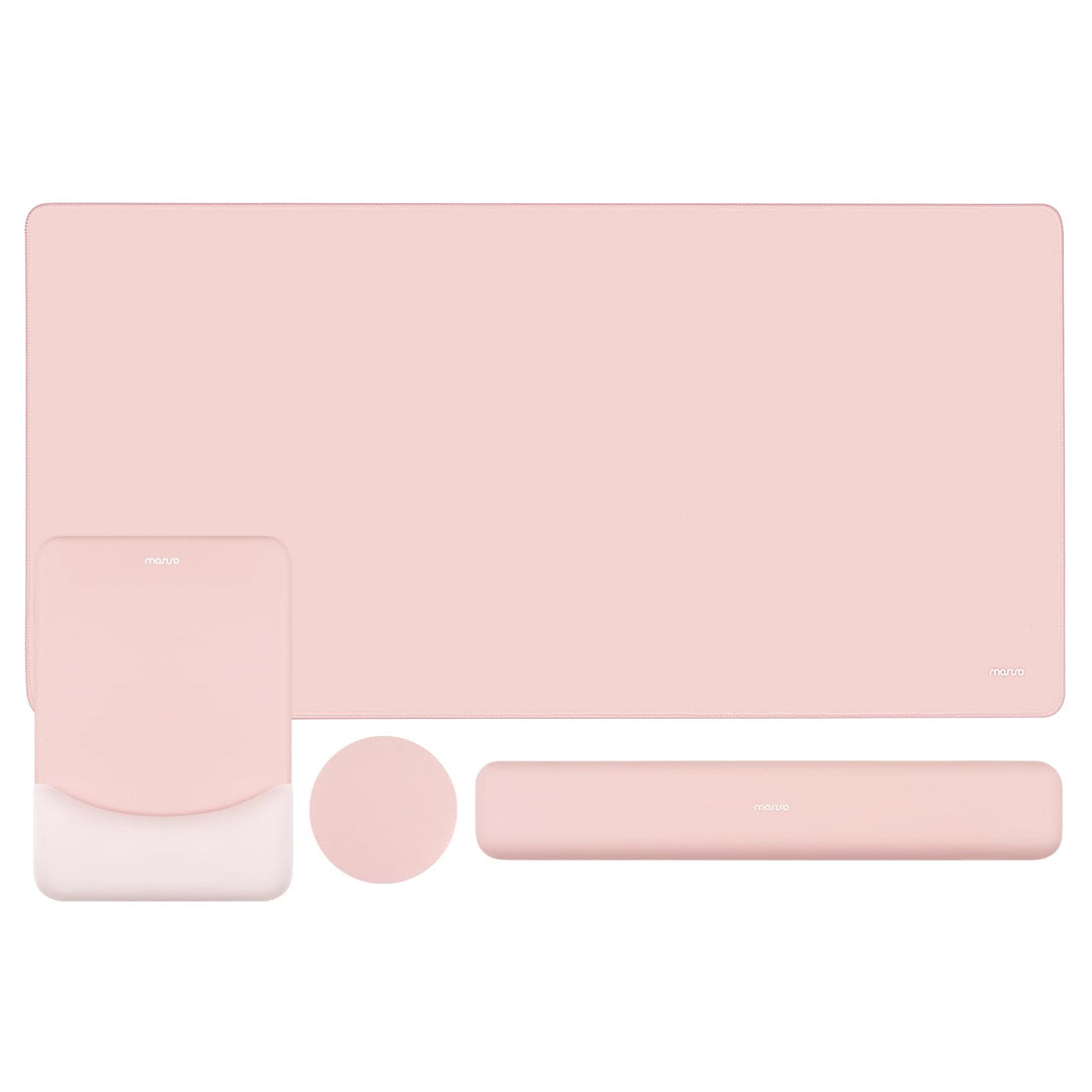 MOSISO Tastatur Mauspad Set,Grosses Mauspad&amp;Rechteckige Tastatur Handgelenkauflage mit Handgelenkauf