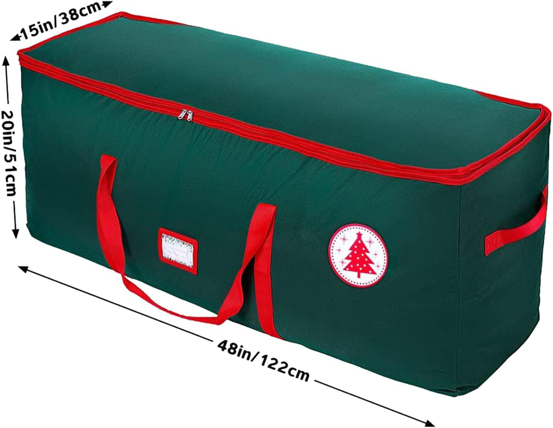 Aufbewahrungsbox für Weihnachtsbaum | 600D Oxford wasserdicht zur Aufbewahrung von Bäumen – mit Grif