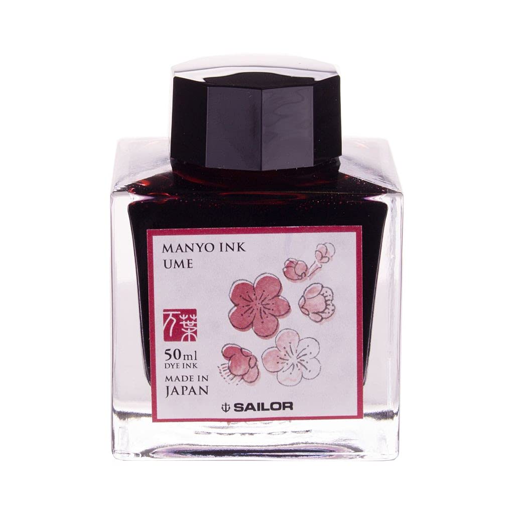SAILOR Marine Tinte Manyo Tinte 'Ume' (dunkelrot), 50 ml