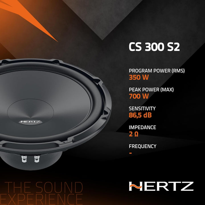 Hertz Cento CS 300 S2-30cm Subwoofer 700 Watt, 2 Ohm