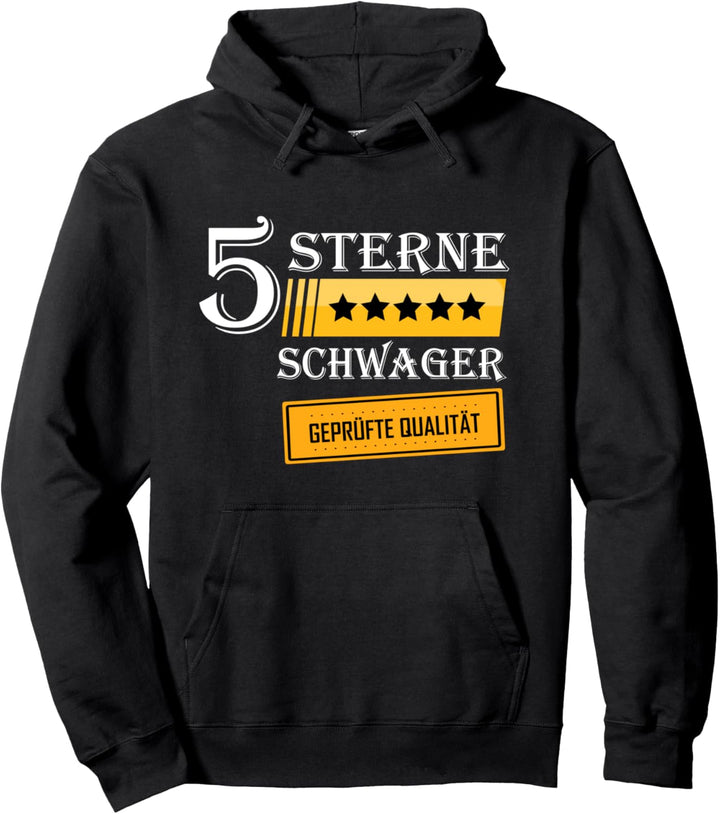 5 Sterne Schwager - Geburtstag Familie Bester Schwager Pullover Hoodie