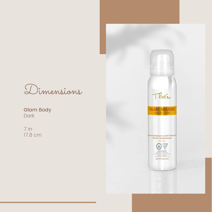 That'so Glam Body Mousse, Selbstbräunendes Körpermousse - 150ml