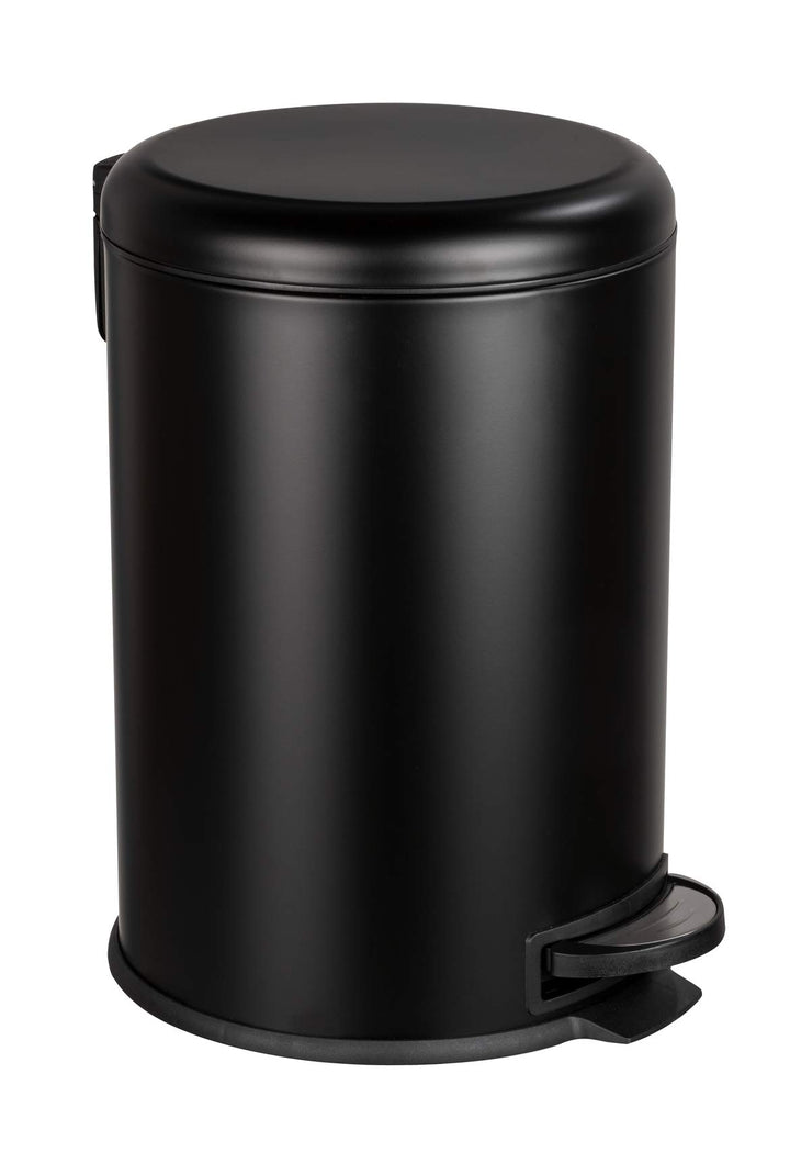 WENKO Küchen Abfalleimer Leman, 20 Liter, Mülleimer mit Absenkautomatik, Tretfunktion, herausnehmbar