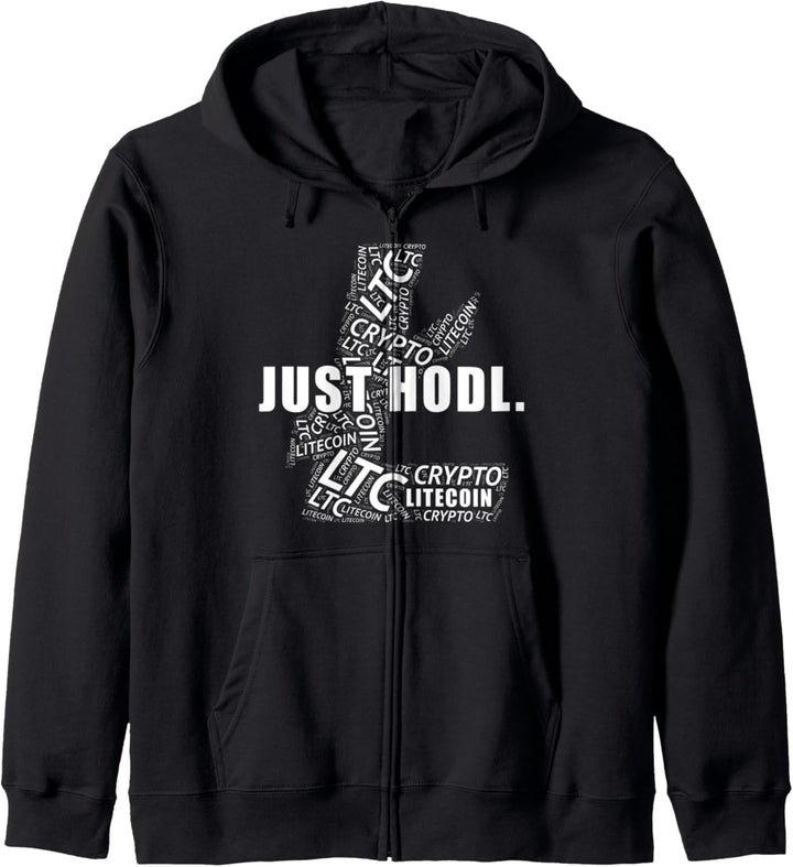 Litecoin Just HODL Kapuzenjacke