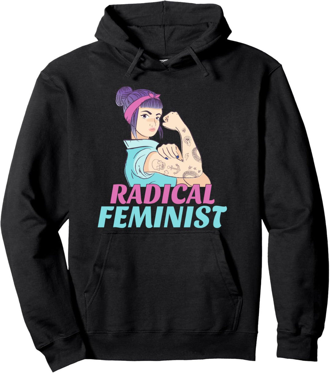 Feminism T-Shirt Mansplain Survivor Tee Radical Feminist Pullover Hoodie