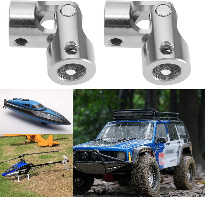 4 Stück 8mm Bis 8mm Metallwellenkupplung Universalgelenk Wellenkupplung Flexible Kupplung Steckverbi