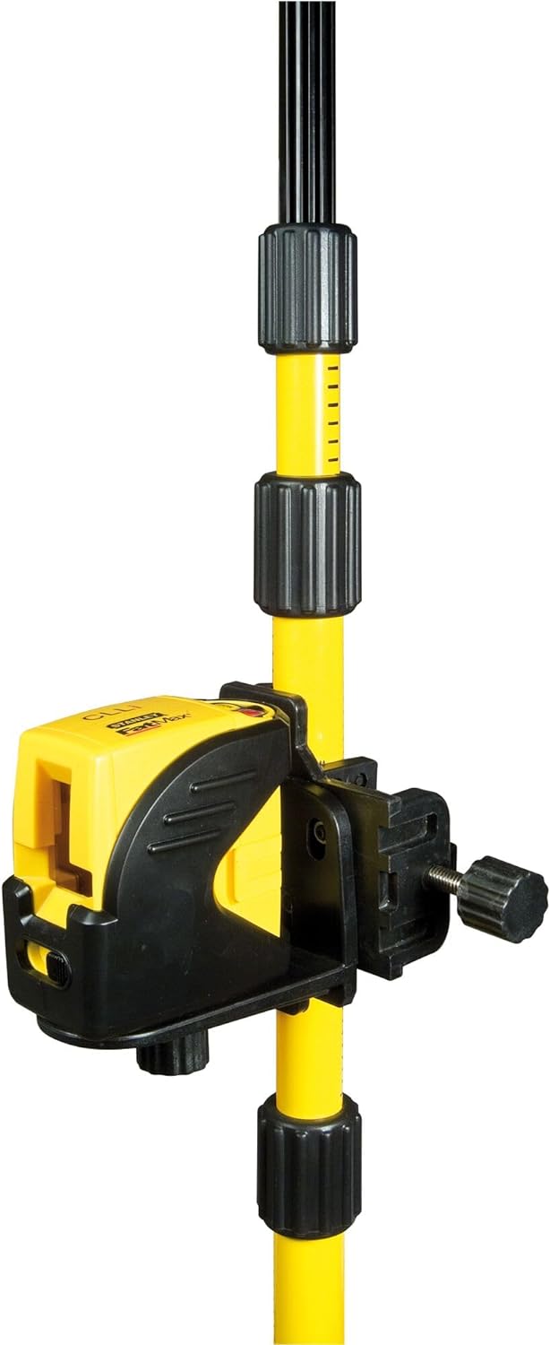 Stanley FatMax Linienlaser (selbstnivellierend, Nivellierlaser, Liniengenerator, Set mit Teleskopsta