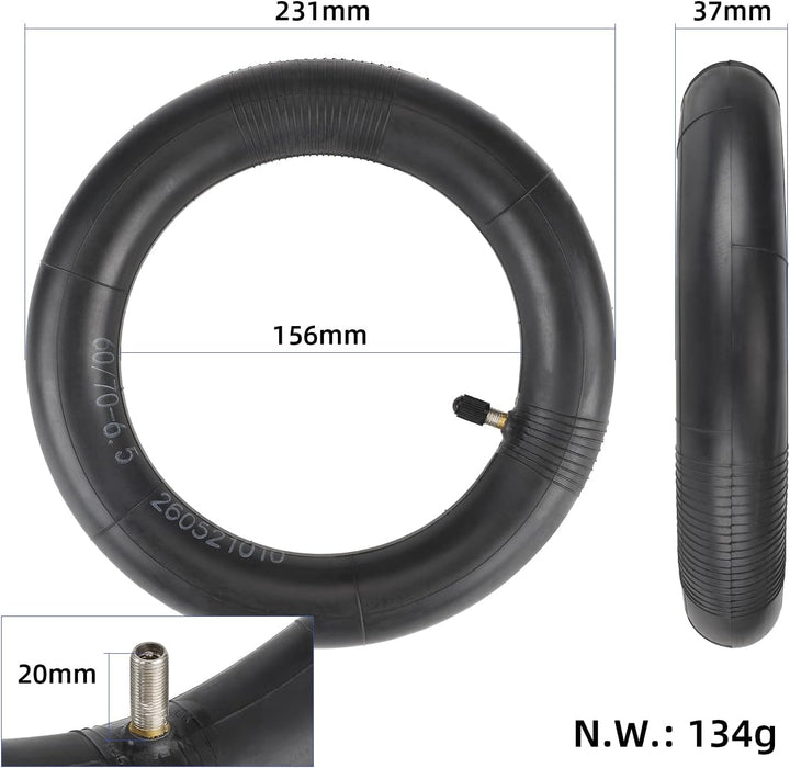 Fututech 60/70-6,5 Schlauch für Segway Ninebot Max G30 Serie, stossfest, vibrationsfest, Zubehör für