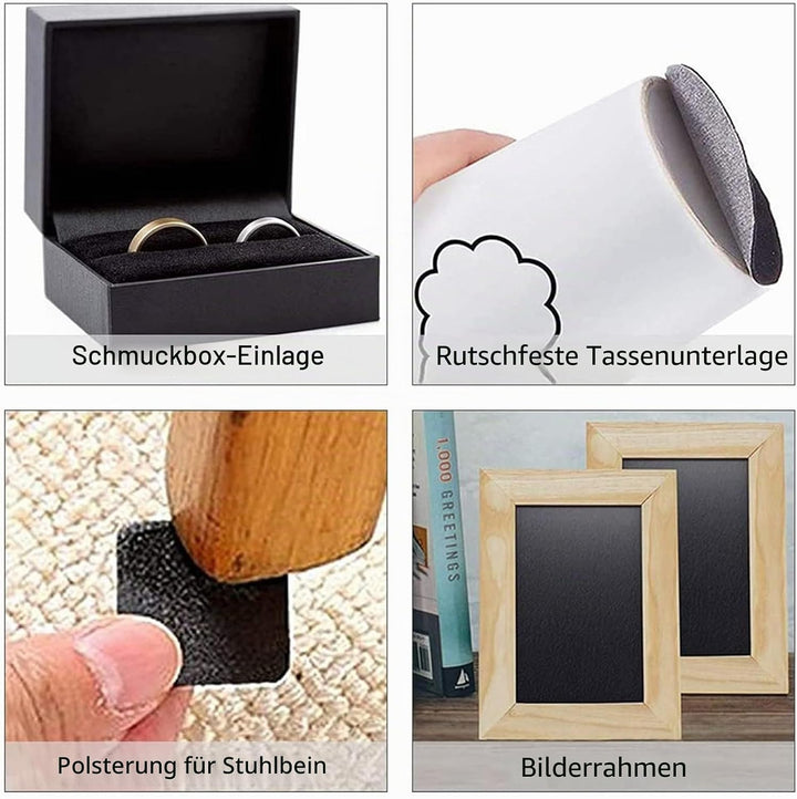 BENECREAT 40cmx2m Selbstklebender Stick Filz Grüner Selbstklebender Filzregal Für Box Liner, Bilderr