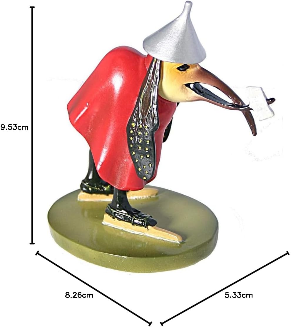 Pocket Art - Museums Miniaturskulptur - Vogel mit Brief - nach Hiernymus Bosch …