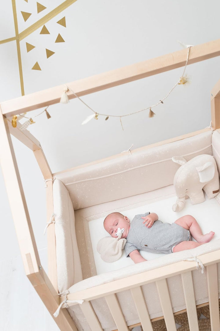 Baby's Only - Laufgittereinlage Sparkle - Krabbeldecke für Baby - Mit subtil Glitzernde Strickarbeit