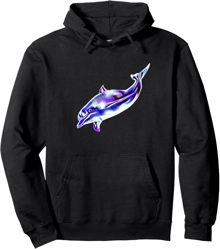 Delfin Motiv Tümmler Meeressäugetiere Tiere Ozean Delfine Pullover Hoodie