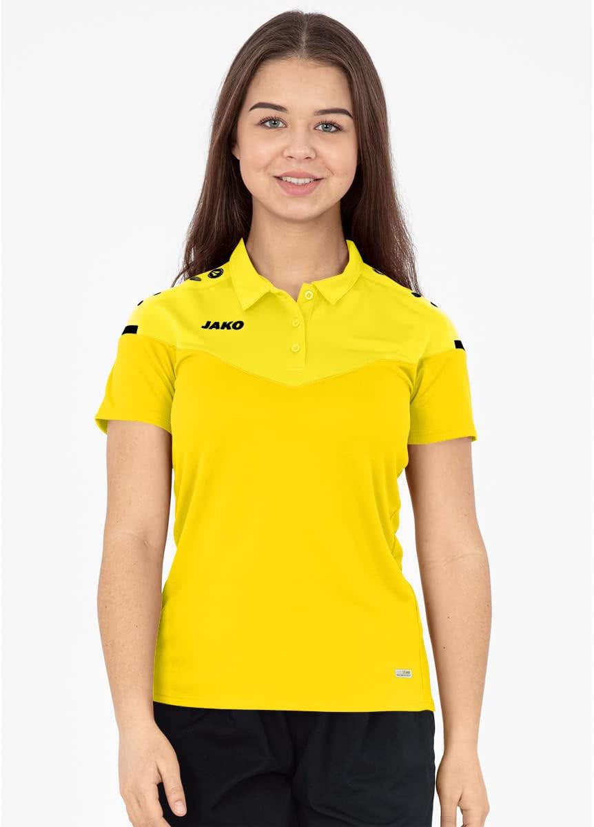 JAKO Champ 2.0 Poloshirt Damen Damen 40 Citro/Citro Light, 40 Citro/Citro Light