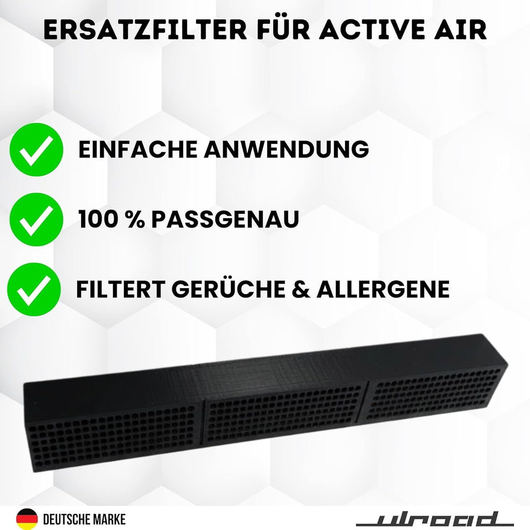 Kohlefilter Aktivkohlefilter Filter passend für Miele Active AirClean 7236280 Kühlschrank Air Clean