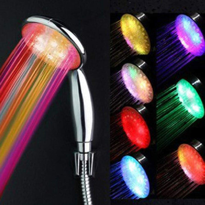 Led Duschkopf mit Farbwechsel, Duschkopf Led Farbwechsel Temperatur, Dusche Abs Beschichtungsmateria