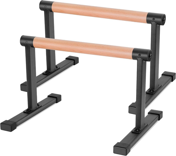Parallettes, Calisthenics Griffe für Handstand, Push-Ups, Liegestützgriffe Holz für Fitness zuhause
