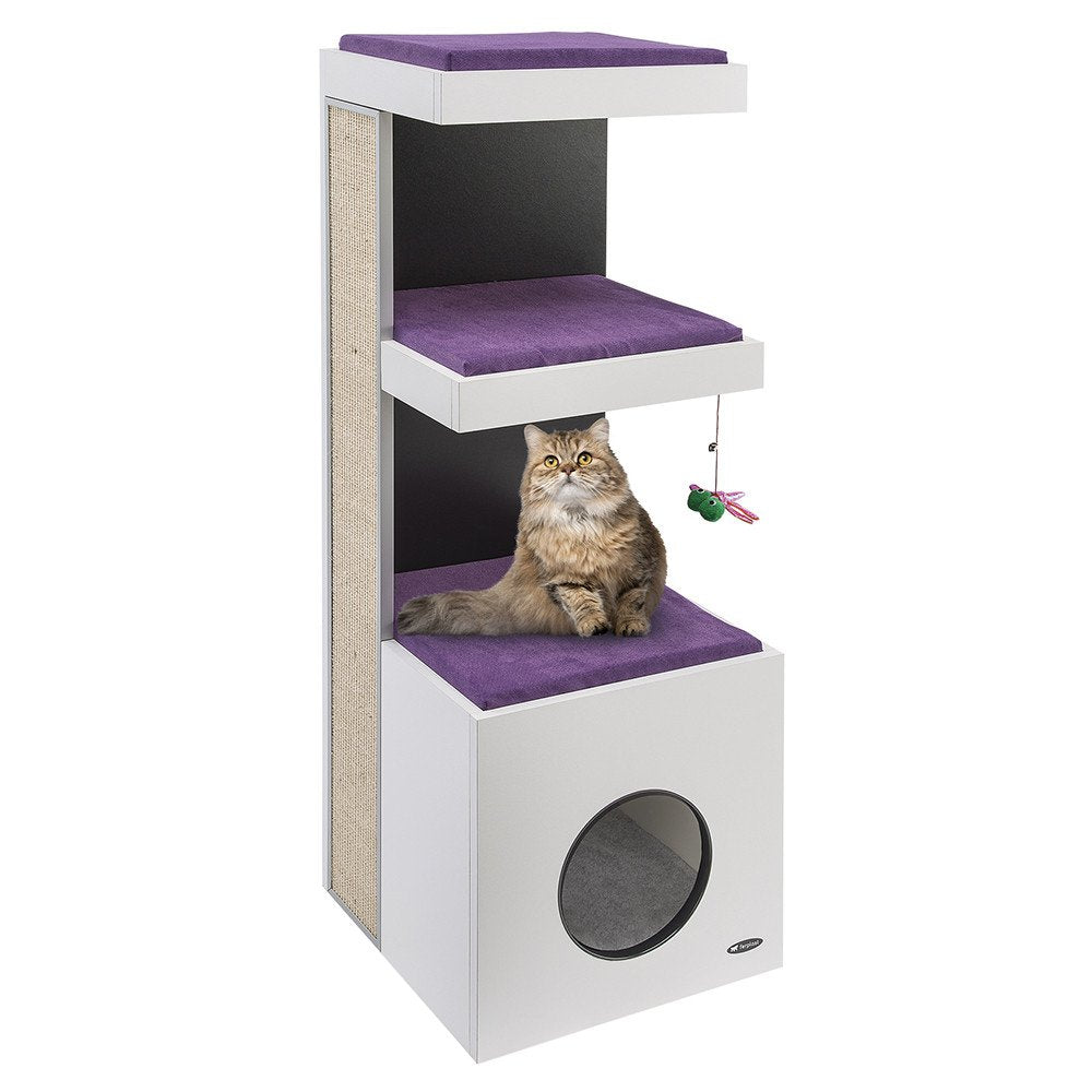 Ferplast Kratzbaum Kletterbaum Katzenkratzbaum Katzenbaum Tiger, 40 x 40 x Höhe 115 cm. Tiger alt, T