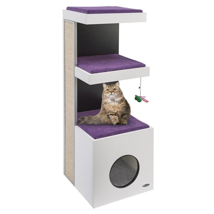 Ferplast Kratzbaum Kletterbaum Katzenkratzbaum Katzenbaum Tiger, 40 x 40 x Höhe 115 cm. Tiger alt, T