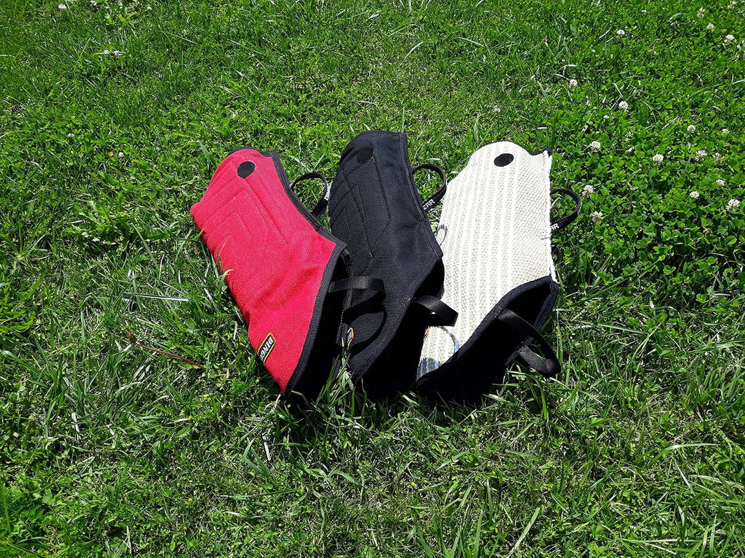 Dingo Gear Schutzärm mit Griff Handarbeit Universal Schutz für Training Hunde Natürliche Jute Härte