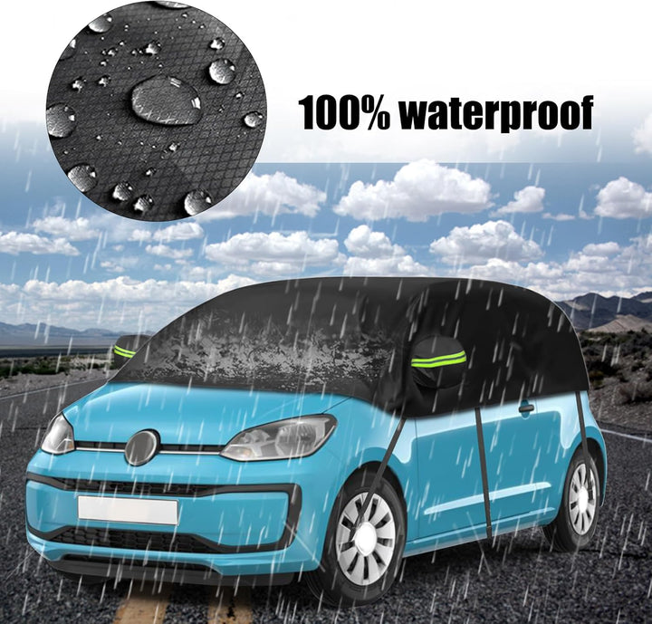 Autoabdeckung Wasserdicht Ersatz für VW UP/SEAT MII//Skoda Citigo 2011-2024, Halbgarage, Autohülle A