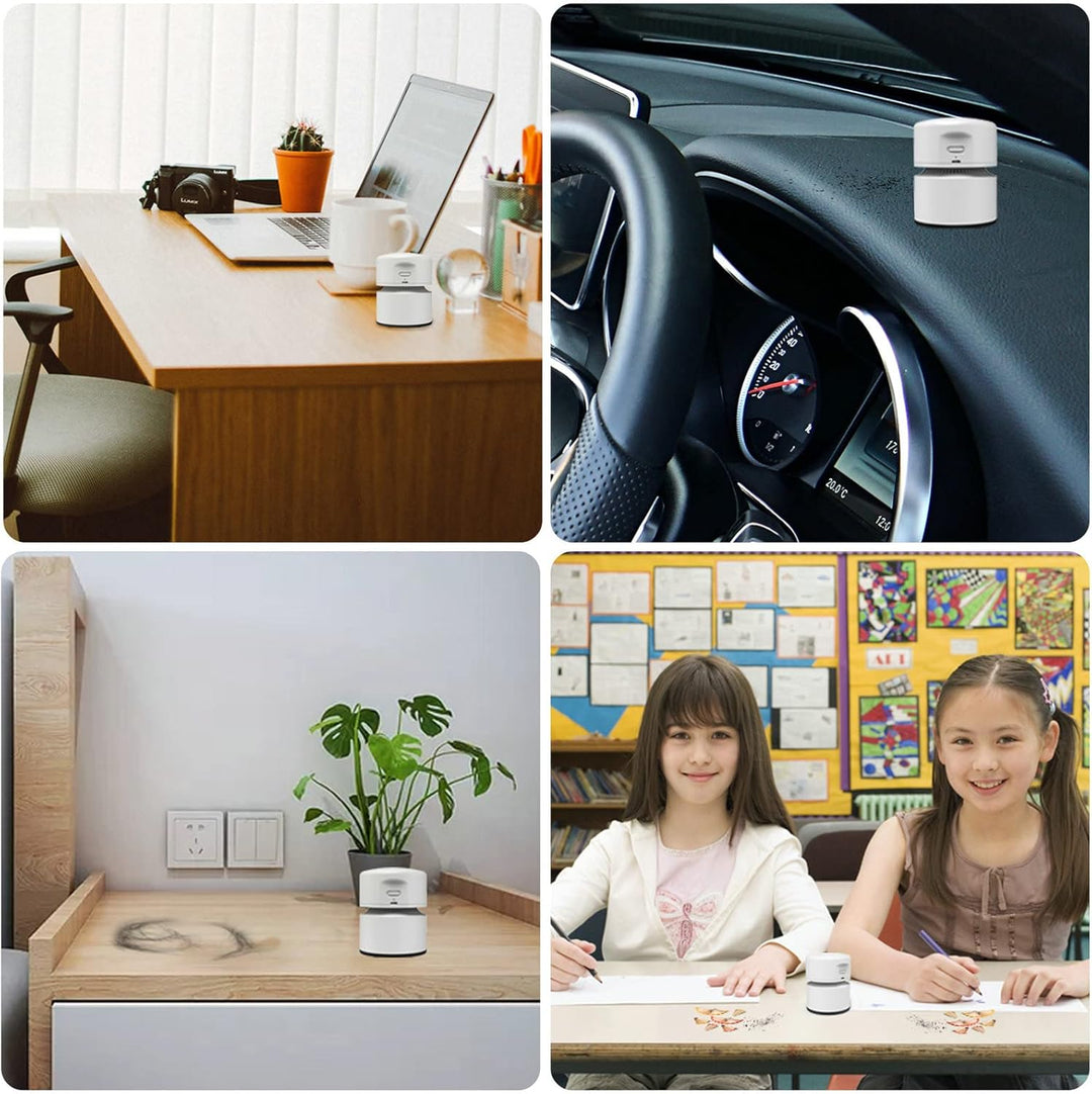 Cuteefun Tischstaubsauger, Mini Staubsauger Schreibtisch, USB Wiederaufladbar Tischsauger, Bis zu 12