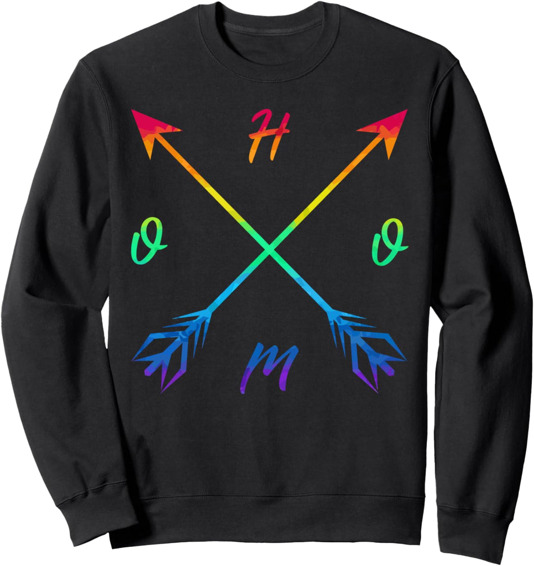 Is Love HOMO Pfeile Liebesstolz Free Regenbogenfarbe LGBT Sweatshirt