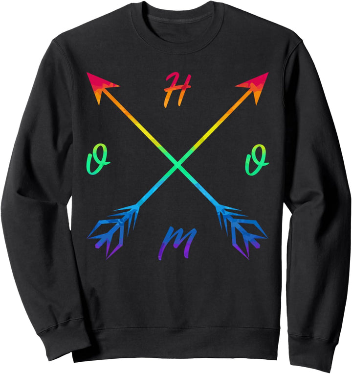 Is Love HOMO Pfeile Liebesstolz Free Regenbogenfarbe LGBT Sweatshirt