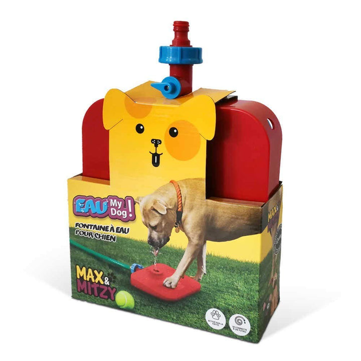 Unbekannt Trinkbrunnen für Hunde Max & Mitzy | Hundewasserspender | Wasserspender für kleine Hunde &