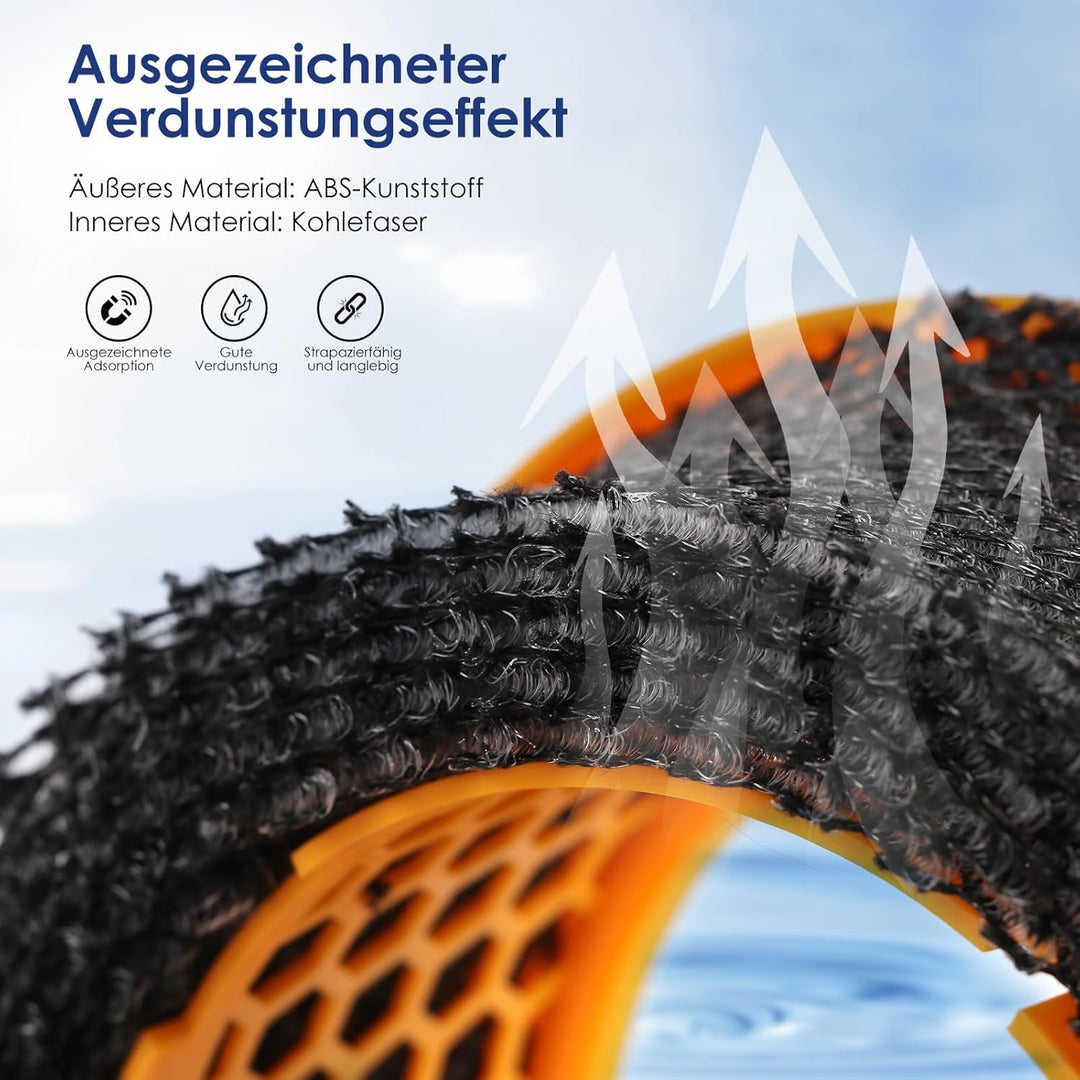 2er-Pack Luftreiniger Kohlefaser Verdampferfilter für Dyson Verdunster Ph01 Ph02 Ph03 Ph04 Ph3a Pure