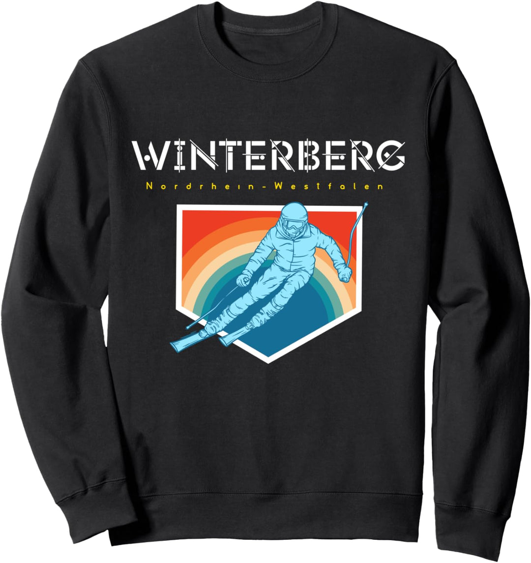 Winterberg Nordrhein Westfalen - Deutschland Retro 80s Ski Sweatshirt