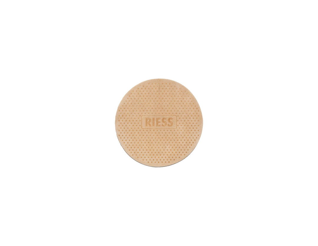 Riess, 4951-000, Topflappen aus Leder, AROMAPOTS, Truehomeware, Classic, Durchmesser 18.3 cm, Velour