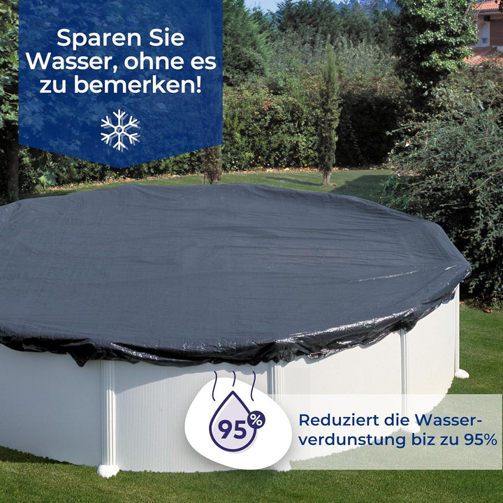 Gre CIPR551 - Winterabdeckung für Rundbecken von 550 cm im Durchmesser, Farbe schwarz
